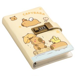 活页记账本可爱儿童现金存钱本2025新款密码记账存钱夹钱册可拆卸家庭理财日常开支明细笔记本密码锁记账本子