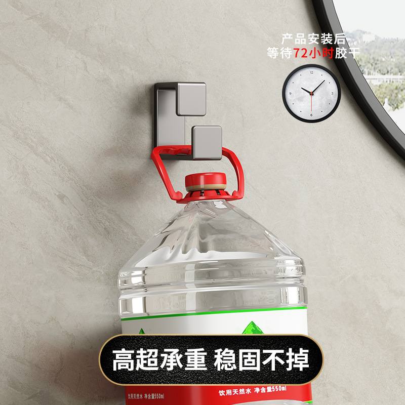 不锈钢脸盆挂钩免打孔盆子收纳卫生间挂盆浴室壁挂放洗澡盆置物架