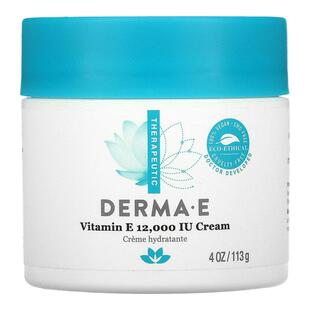 香港直邮Derma E德玛依维生素E乳霜补水滋润肌肤无麸质113g正品