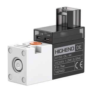 高频10MM微型电磁阀30Hz二位二通低功率迷你阀水阀常闭开关型SMC