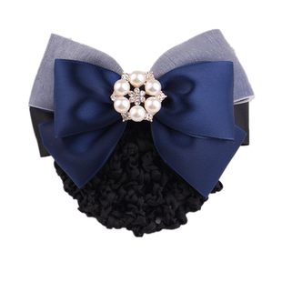 职业头花韩国发网护士头花网兜电信头饰酒店工作空姐银行头花发网