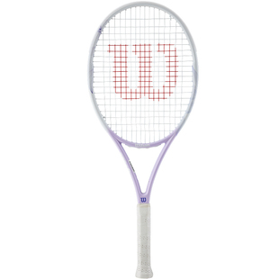 Wilson威尔胜薰衣草浅紫色网球拍成人女子初学者全碳素一体进阶拍