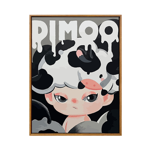 雅调DIMOO小野diy数字油画卡通