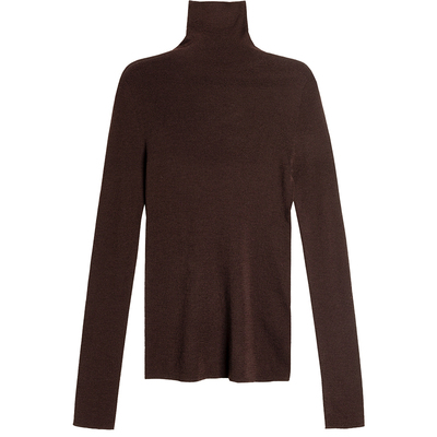 扬子纱羊毛堆堆高领针织打底衫