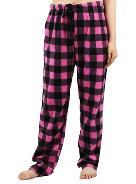 N 32090 Fleece plaid men women sleep pants 加绒格子男女睡裤