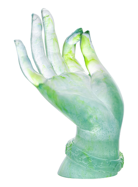 青灵佛手古法琉璃线香香插禅意中式香托摆件高级感手工工艺装饰品