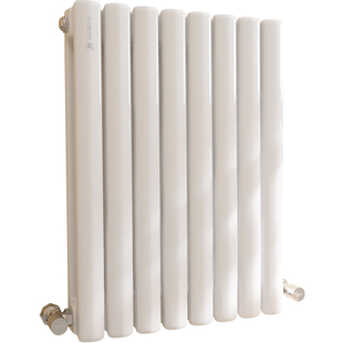 鲁本斯钢制铜铝暖气片家用水暖板式换热器片小背篓卫生间明装壁挂