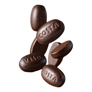 COSTA压片糖咖啡糖含片黑咖榛果生椰网红零食糖果60g混合口味装
