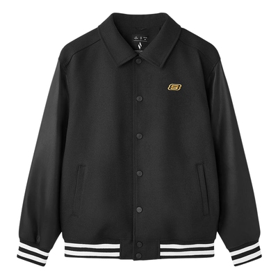 Skechers斯凯奇春新年系列男梭织裥棉外套L125M002/0018