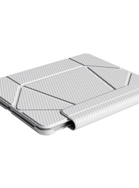 碳纤维纹ipadpro保护套Air8悬浮游戏支架air765防摔苹果iPad11半包壳10平板双面夹mini7磁吸拆分13寸防弯背板