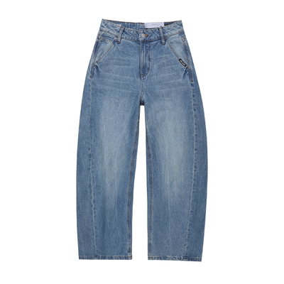 ABLEJEANS新款女士工装拖地裤