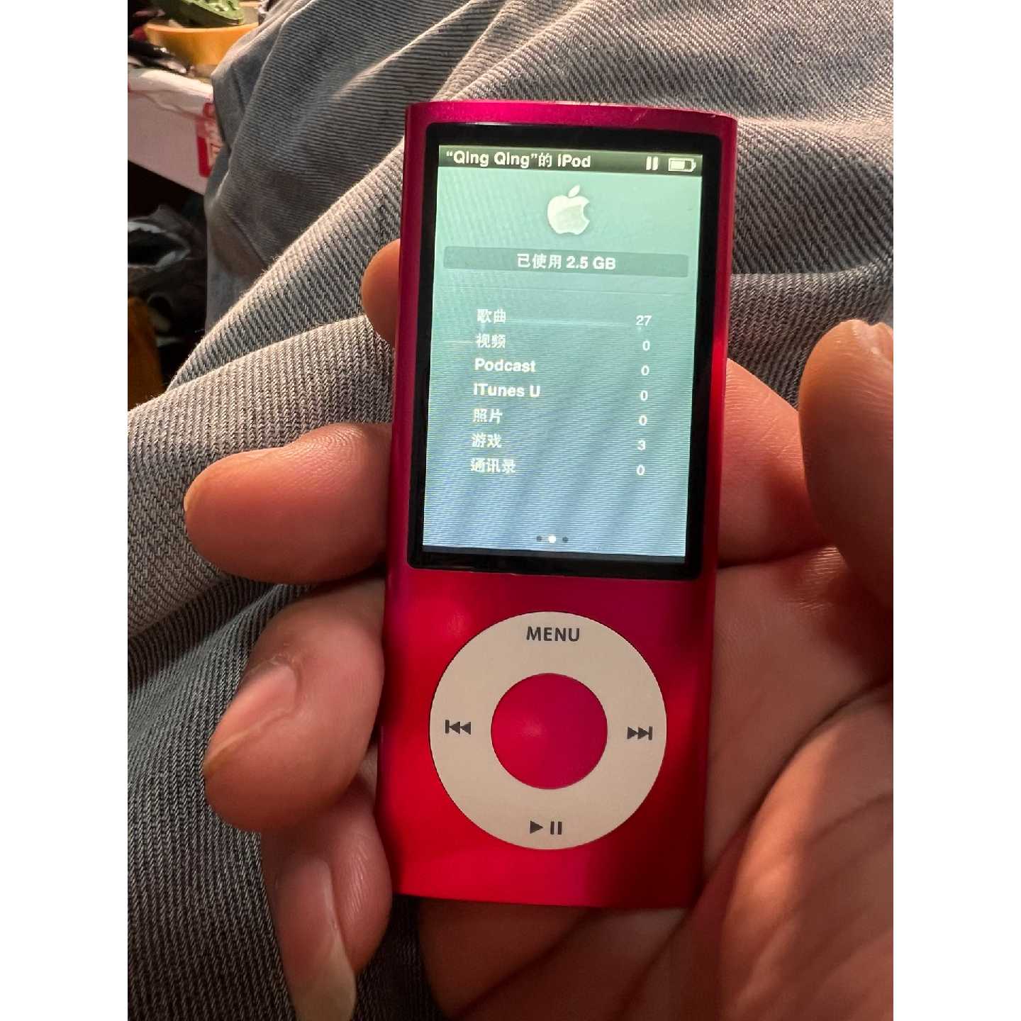 【议价-可维修】iPod nano 5 玫红色 /均有货图片