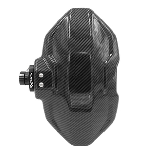 适用新大洲本田NS150XC改装后挡泥板可调节碳纤纹挡水沙板后盾瓦