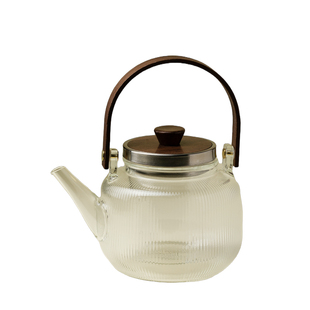 无落 精致透明提梁煮茶壶家用耐高温泡茶壶大容量煮茶器功夫茶具