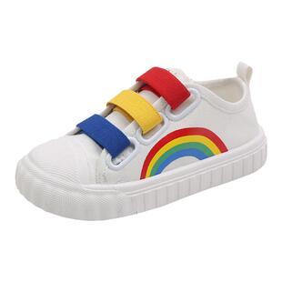 2026新款童鞋儿童低帮帆布鞋透气休闲鞋男童女童春秋板鞋宝宝布鞋