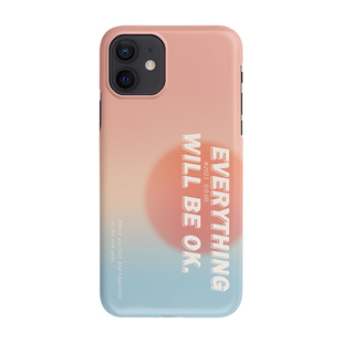降雨率适用iPhone14promaxr15苹果12温柔渐变2024新年华为p40手机壳mate60磨砂菲林硬壳