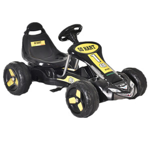 儿童电动脚踏两用四轮卡丁车可坐宝宝汽车男女小孩健身电瓶自行车