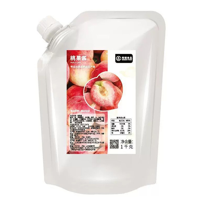 格瑞桃果酱奶茶店专用12袋1kg箱