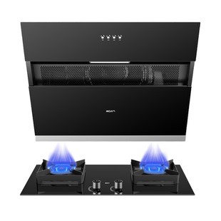 名气小尺寸家用抽油烟机灶具烟灶套装厨房换新A3007套装老板出品