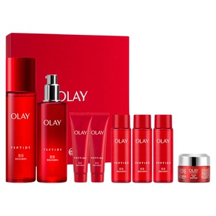 OLAY玉兰油大红瓶水乳套装礼盒抗老抗皱礼物送妈妈护肤品保湿正品