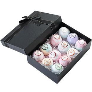 joyous泡澡球礼盒泡澡浴盐泡泡浴球精油球香体滋润保湿补水泡澡