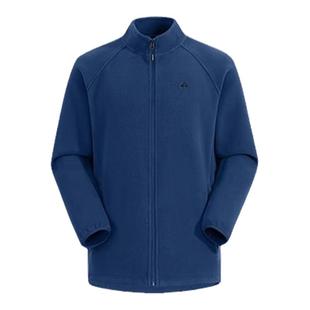 拓路者摇粒绒外套男款2025秋季抓绒衣双面绒加厚立领长绒保暖开衫