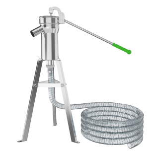 摇水泵手动压水井家用摇水机井水井头抽水泵吸水器老式不锈钢大头