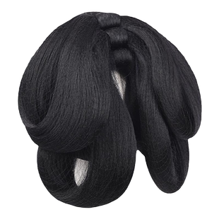 汉服假发头饰一体式古装发包盘发发髻魏晋风清冷感古风发型发饰女