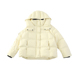 女童羽绒服加厚冬装2025新款大童保暖外套儿童云朵泡芙龟背面包服