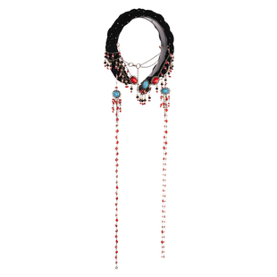 西洲公主发箍异域风情复古发饰民族风宽边手工东宫小枫同款头饰女