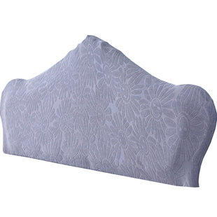 2025弹力万能通用欧式床头套罩弧形凹凸盖布异形木靠背垫软包高档