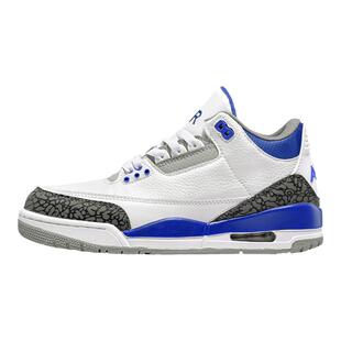 aj3白水泥正品男鞋莆田官方旗舰店aj4灰兔子联名高帮篮球运动鞋子