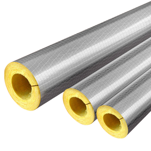 开口自粘玻璃棉保温管防火隔热岩棉管套高温锅炉蒸汽管道保温材料