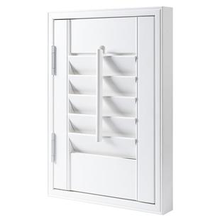 贵品实木透气百叶窗帘客厅书房卫生间气窗推拉百叶门折叠窗定制