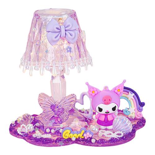 儿童DIY手工奶油胶水晶小夜灯材料包套装创意小台灯女童益智玩具