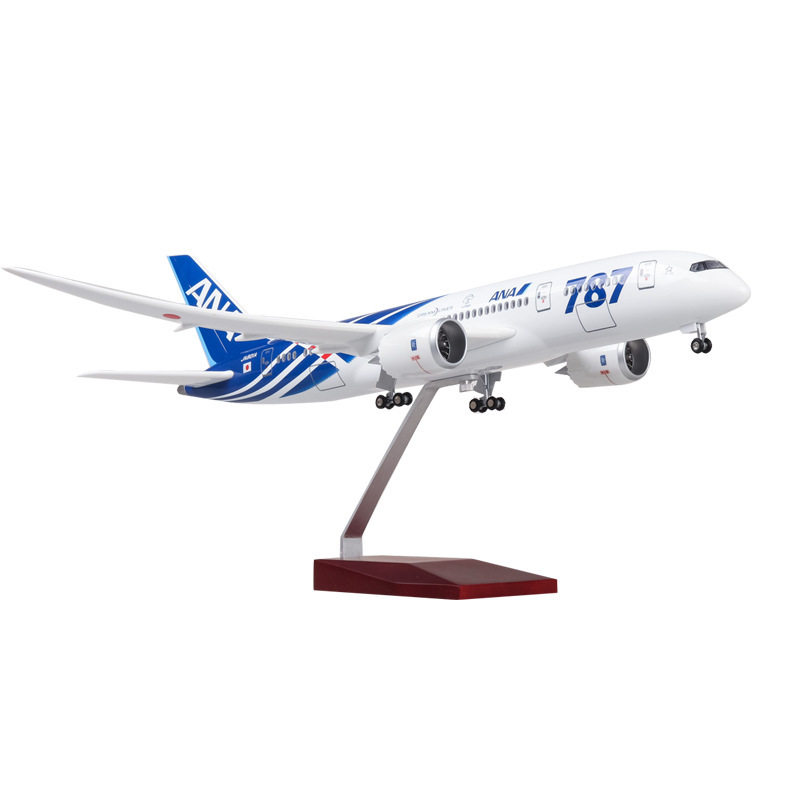 43CM日本全日空航空波音787仿真飞机模型拼装摆件送男生玩具礼物