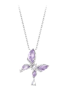 范琦宫主925银王者荣耀蝴蝶项链