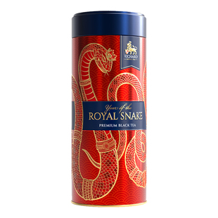 瑞查得Richard俄罗斯进口正品生肖蛇红茶礼品罐装散茶90g送礼好选