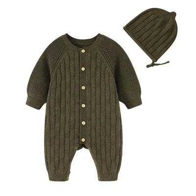 modomoma男女宝宝北欧针织爬服