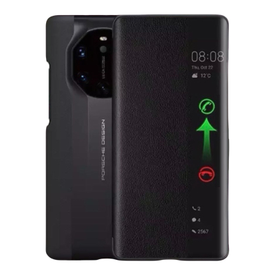 华为40保时捷手机壳原装真皮商务