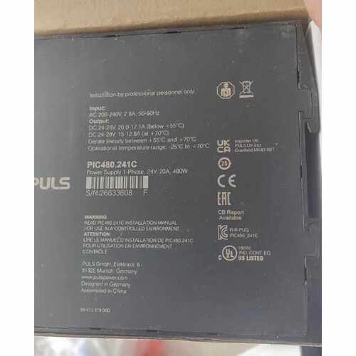 议价PULS电源模块 PIC480.241C AC 200-240V 2.8A 全新现货