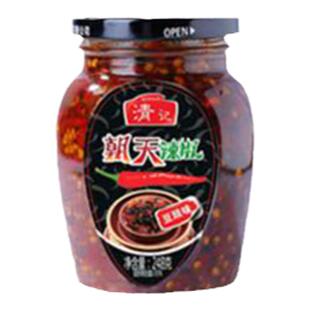 清记蒜蓉辣椒酱朝天辣椒豆豉下饭菜瓶装拌面拌饭鲜剁椒酱