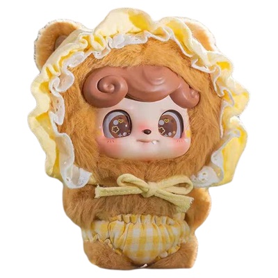 正版奇偶潮乐Q宝情绪怪盲盒毛绒公仔潮玩手办摆件可爱女生日礼物