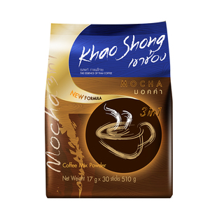泰国进口高崇摩卡三合一巧克力味速溶咖啡30条装高盛袋装提神
