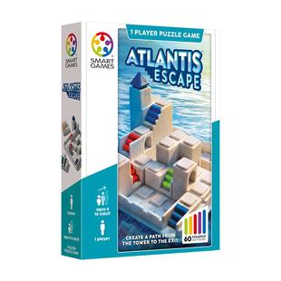 SmartGames逃离亚特兰蒂斯8岁+儿童空间思维益智玩具桌游生日礼物