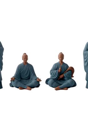 中式禅意国风小道士摆件