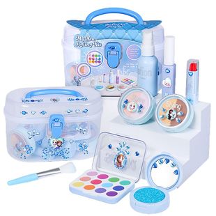 艾莎儿童化妆玩具礼物仿真品盒包公主2026新年套装送小女孩娃爱岁