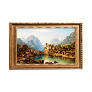 复古油画框外框相框数字油画装裱尺寸定制装饰镜框像框架定做挂墙