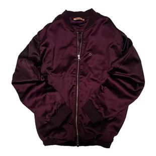 双拉链棒球服夹克春秋款红酒色孙红雷好先生同款帅气时尚男士外套