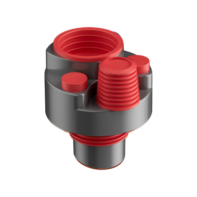 厨房省空间下水管四通